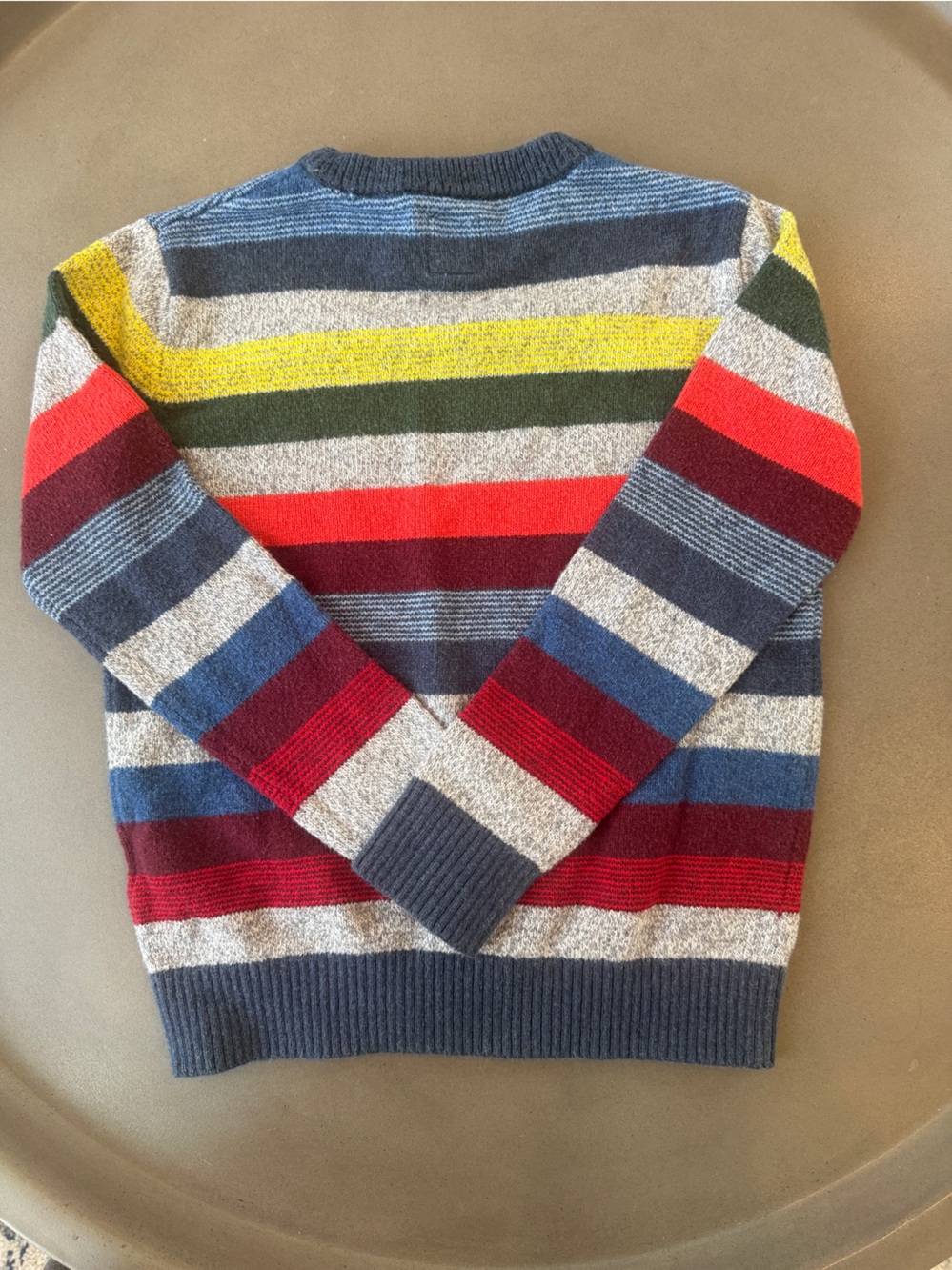 Gap Kids Colorful Stripped Sweater Size 6/7 - Picture 2 of 5
